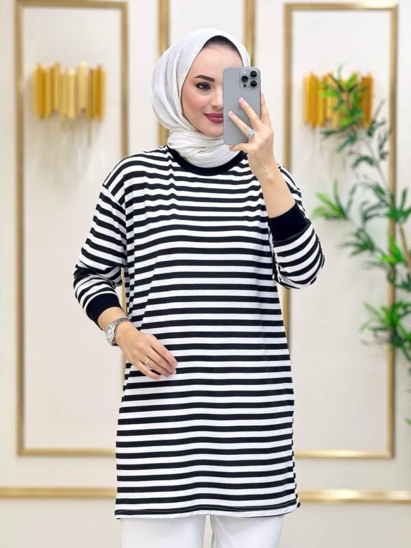 çizgili tunik